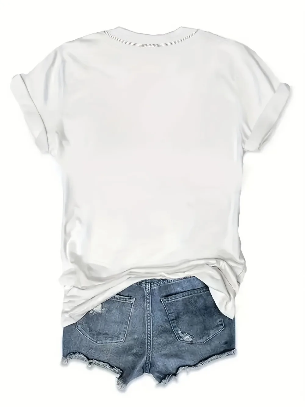 Camiseta feminina casual de manga curta com gola redonda e estampa floral de morango adequada para uso diário com top com estampa floral