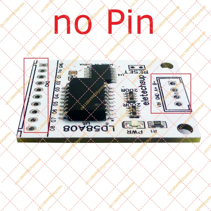 8 Channel RS485 to PWM Controller Module Darlington Transistor Driver for Warning Lights