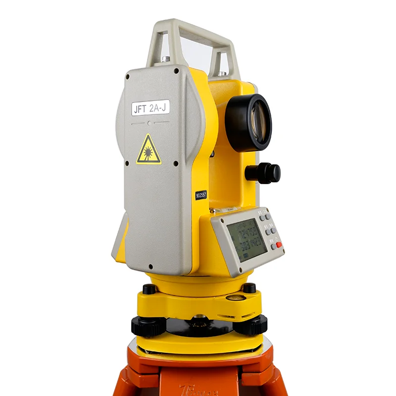 Electronic Upper and Lower Laser Theodolite Measuring Instrument Jiufutian High Precision JFT 2A-J