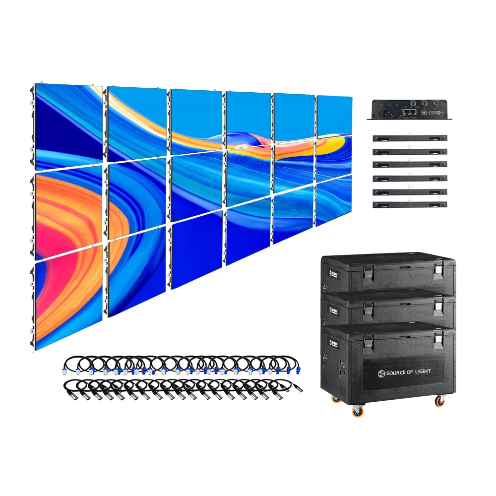 

Turnkey Led Wall System Led Corina Pantallas Publicitarias De 1x 3 Mts Led Panel Walls Price