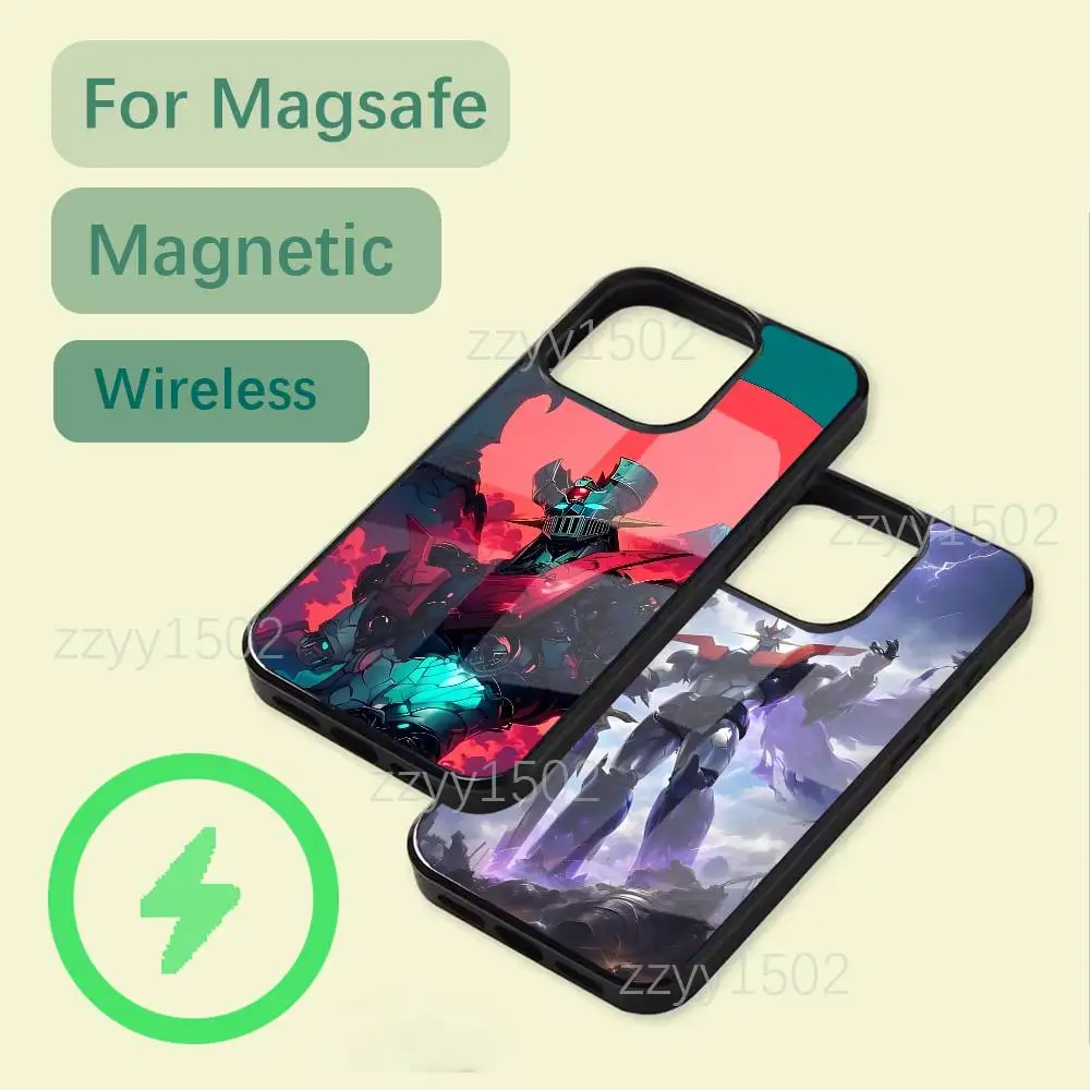 

M-Mazinger Z Robot Phone Case For iPhone 17,16,15,14,13,12,11,Pro,Max,Plus,Mini,SE4,E Magsafe Wireless Charging