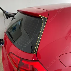 Rear Window Side Spoiler For VW GOLF 7 MK7 Rline 2013-2019 ABS Glossy Black Side Spoiler Splitter Exterior Parts