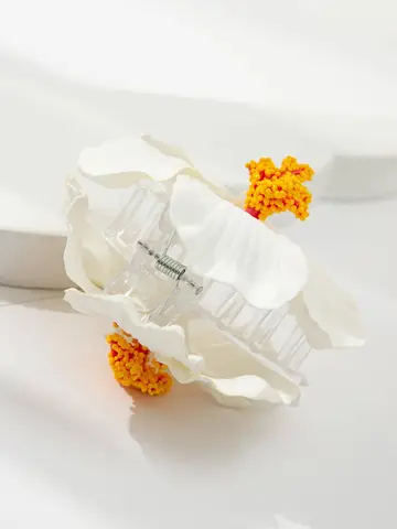 8 best sales सफेद बाल क्लिप - №5