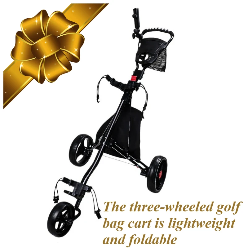 عربة حقيبة الجولف قابلة للطي مع حامل مظلة غلاية #1