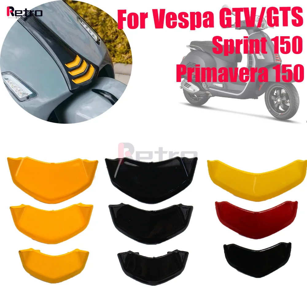 Accesorios para motocicleta, cubierta decorativa Gentleman Tie para Vespa GTS300 HPE GTV Sprint Primavera 150 2019-2023