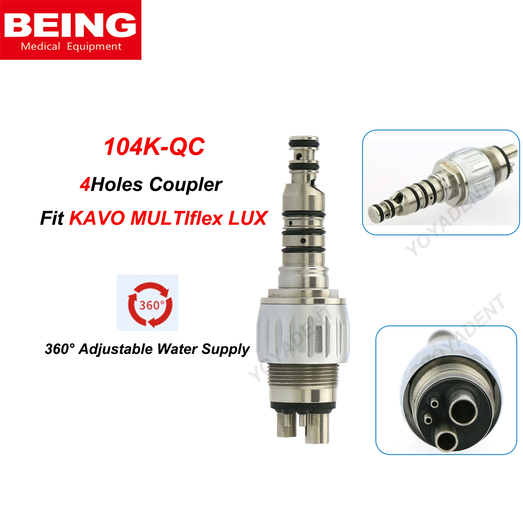 YUSENDENT COXO Coupleur LED Dentaire B2/M4 QD-J 4