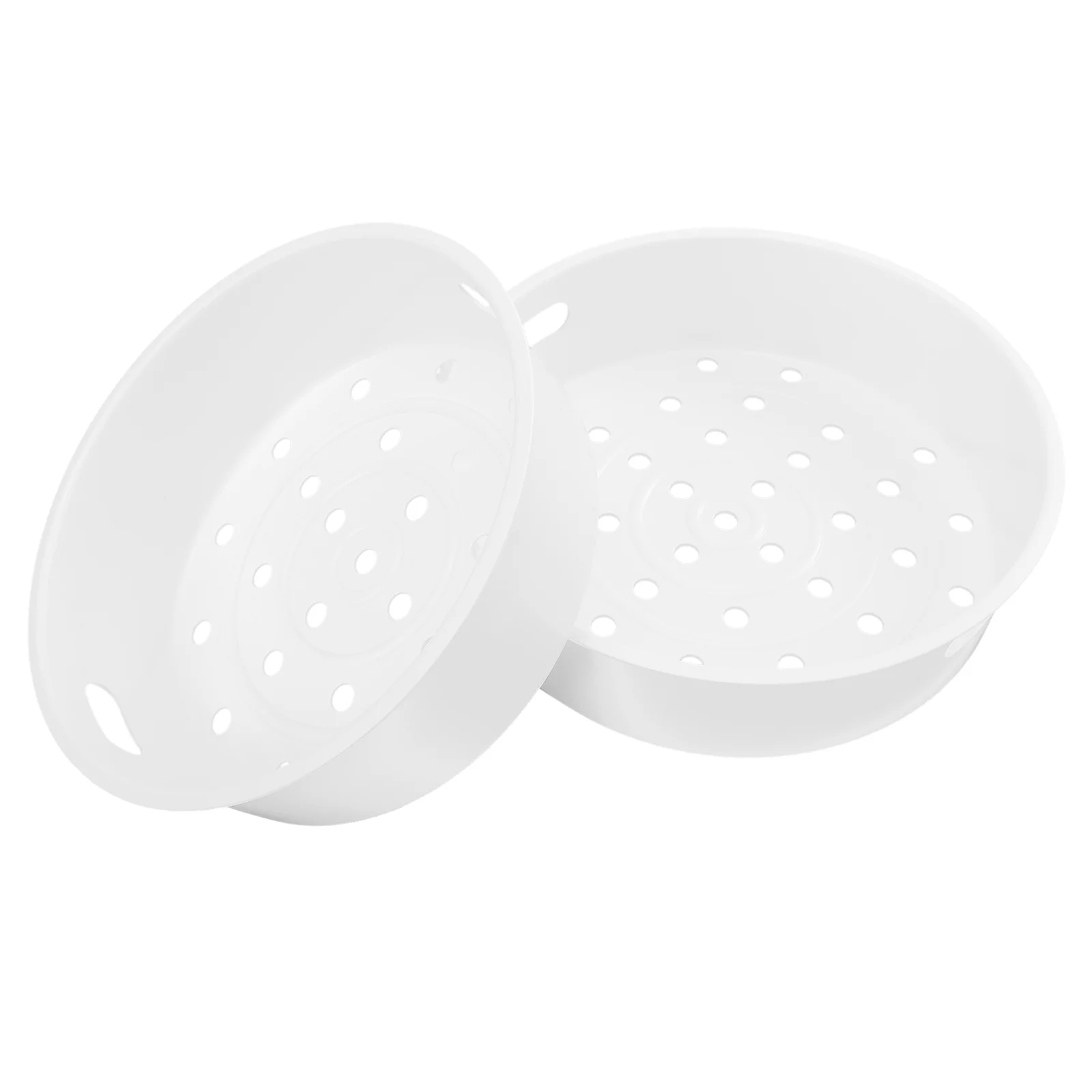 

2 Pcs Rice Cooker Steamer Dish Does Not Rust Plastic Container Restaurant Basket