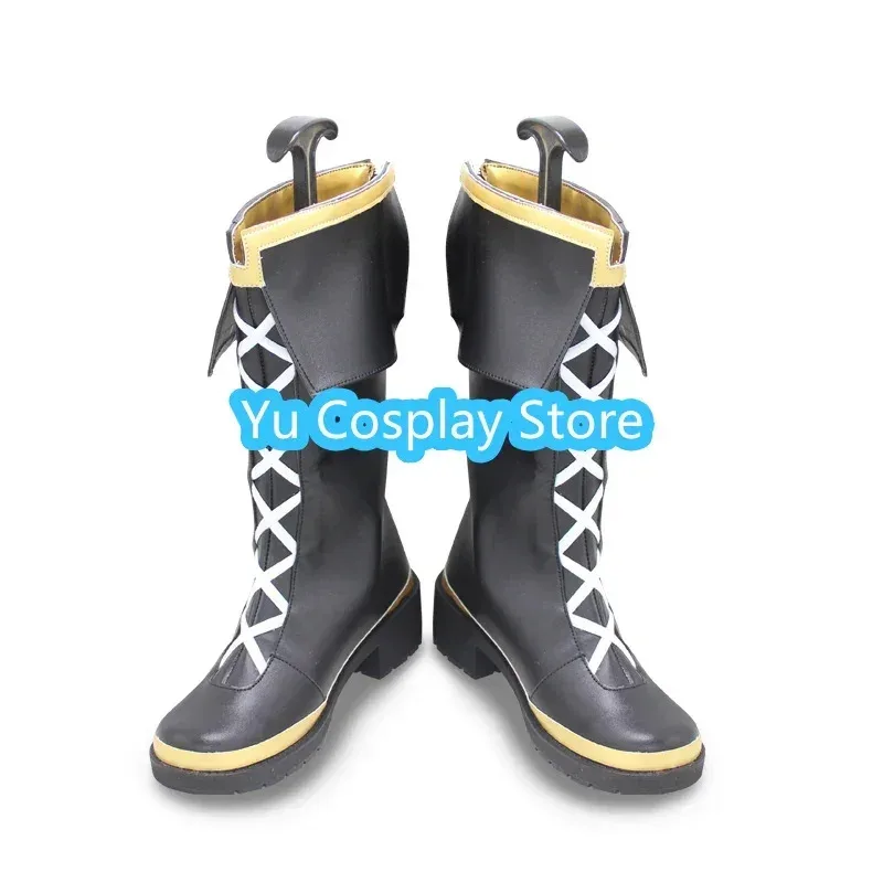 2025 aaa 유게임 프리티 더비 메지로 맥퀸 할로윈 카니발 부츠 코스프레 소품 PU 가죽 신발 맞춤 제작