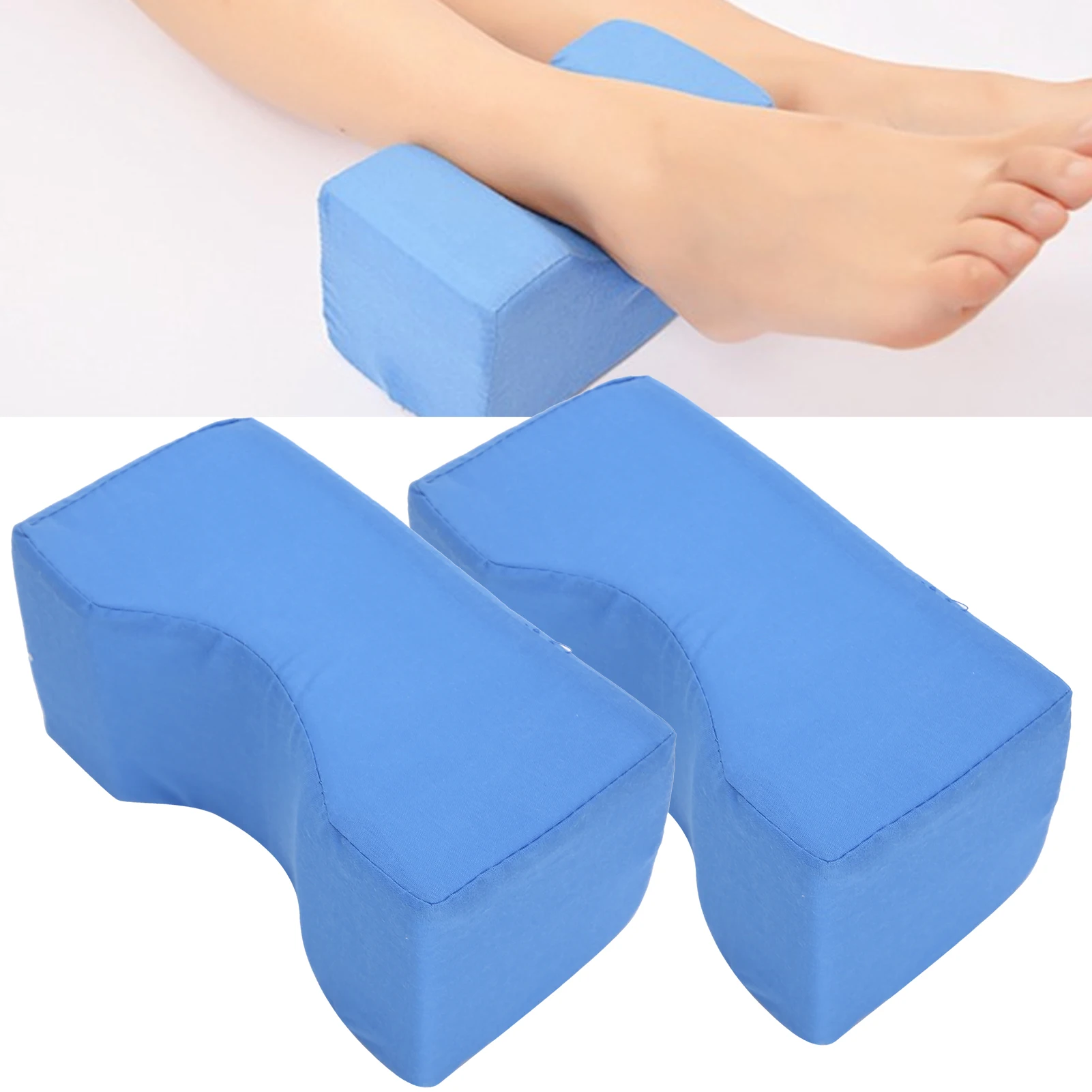 2pcs Wrist Ankle Support Ankle AntiBedsore Cushion Sponge Leg Rest Elevating Pad for Elderly Bedridden Patient