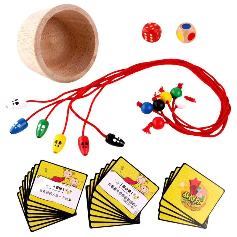 

Wooden Catch Mouse Toy Funny Mouse Catching Interactive Board Game Develop Fine Motor Skills Desktop Game Set for Kids Adults