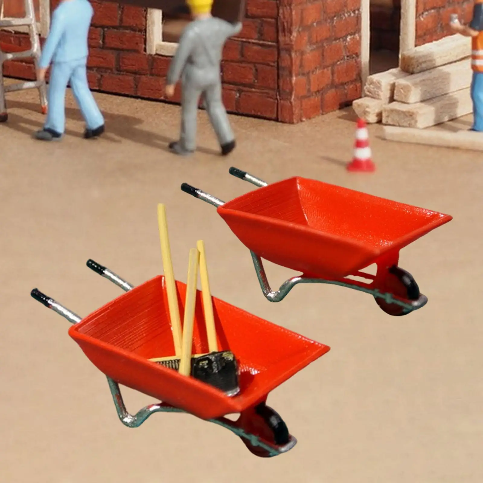 

1/64 Utility Yard Cart Resin Diorama Accessory for Fairy Garden Train Layout