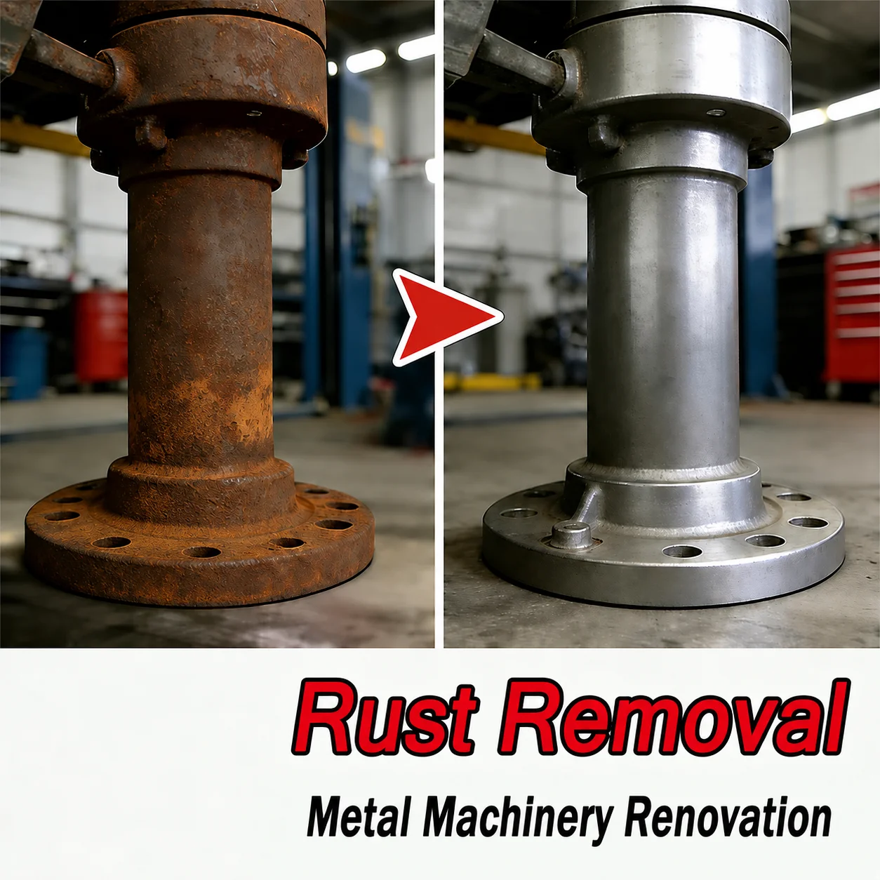 Leistungsstarkes Auto-Rostentfernungsspray mit großer Kapazität – für Auspuffanlagen/Radpflege, Metallpulverentferner. – Detail 5