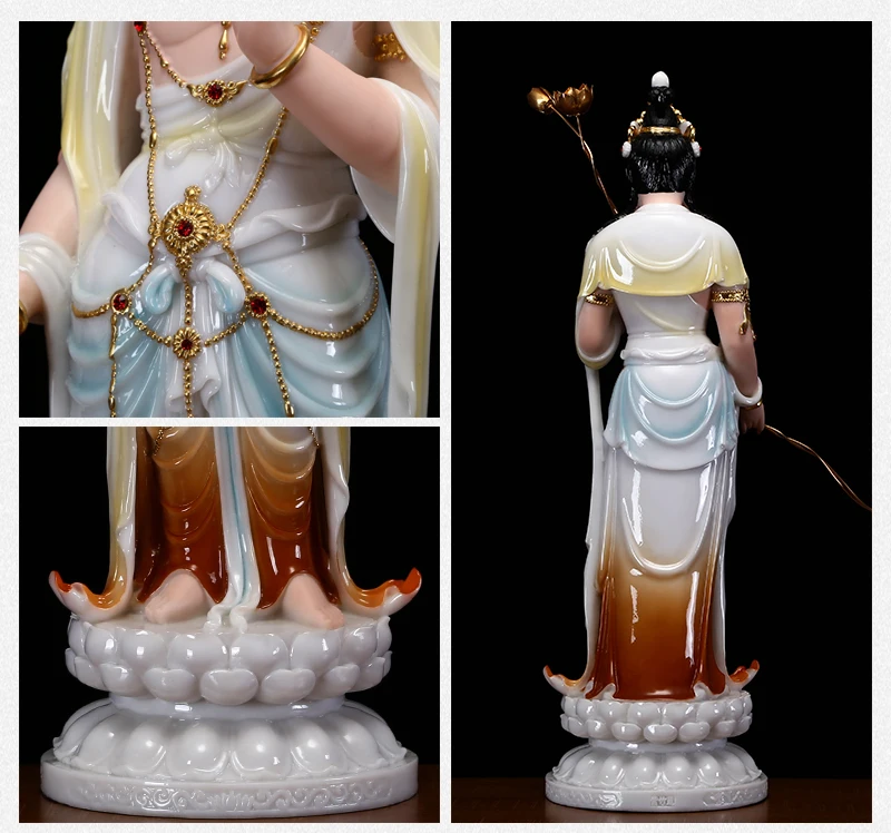 48CM Large Buddhism High grade figure Goddess Mahasthamaprapta PU SA GOD buddha Asia HOME shrine protection Prosperity statue