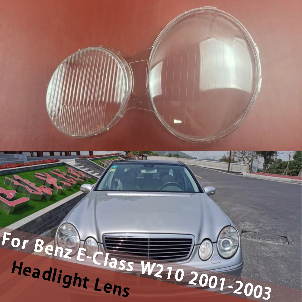 

Для Mercedes-Benz E-Class W210 E220 E240 E320 2001-2003 крышка фары корпус линзы из плексигласа замена абажура