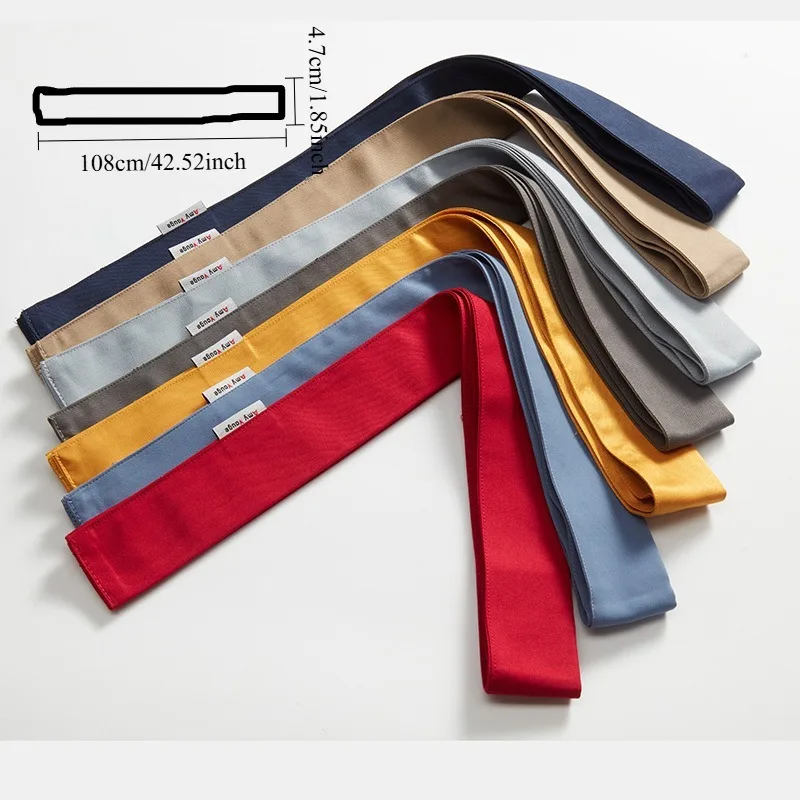 Chef Neckerchief Kitchen Bandana Hotel Premium Solid Blue Red Khaki Sweat Towel Tie for Restaurant Staff