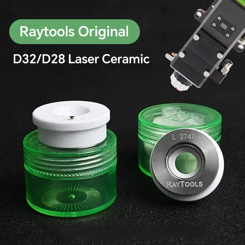 Imagem -02 - Anel Laser Cerâmico Raytools Original Diâmetro 28 32 mm M11 M14 Suporte de Bico Cerâmico Raytools Bt240 Bt230 Bm110 114