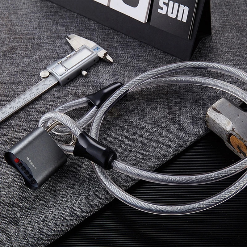 10mm 1.2m Bicycle Lock Wire Cycling Strong Steel Cable Rope Anti-theft