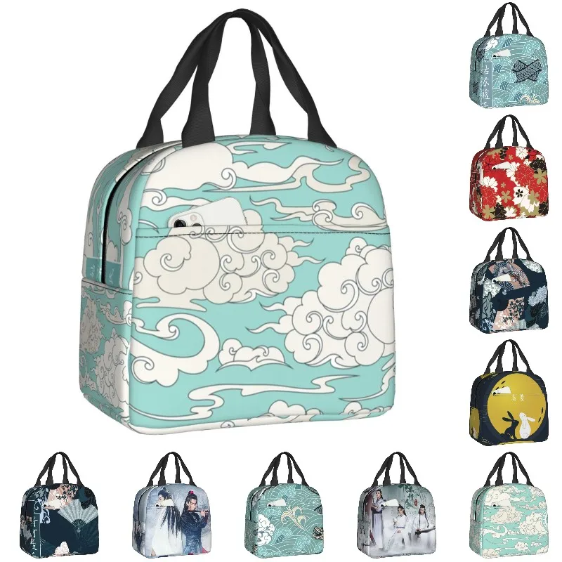 Thermal Insulated Lunch Bag Women VARIANT Portable Lunch Container for School Multifunction Food Box
