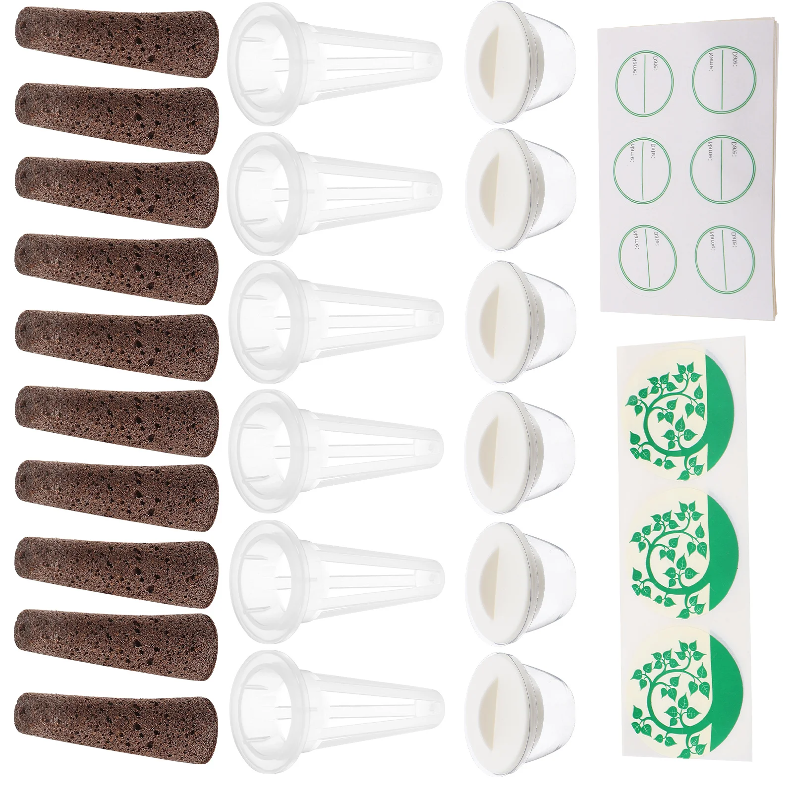 

1Set Hydroponic Grow Baskets Kit No Soil Needed Indoor Balcony Planting Basket Hydroponic Garden Growing Supplies Replacement