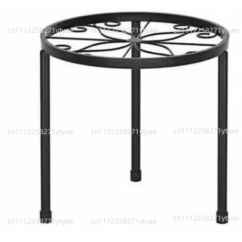 Five-piece Set Of Single-layer Wrought Iron Small Flower Stand Balcony Dill Hanging Orchid Potted Plants