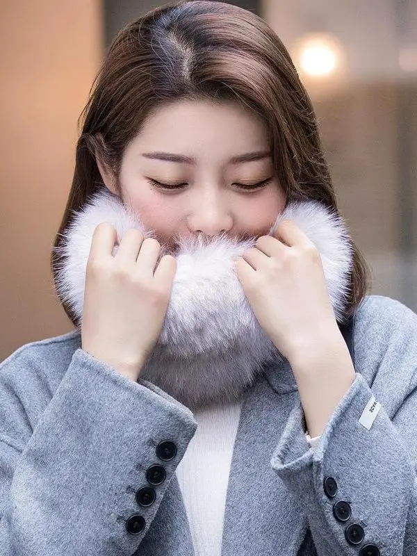 korean-style-women's-fur-knitted-elastic-fur-scarf-hat-two-in-one-hairband-winter-real-fur-neck-warmer-hairband-scarf