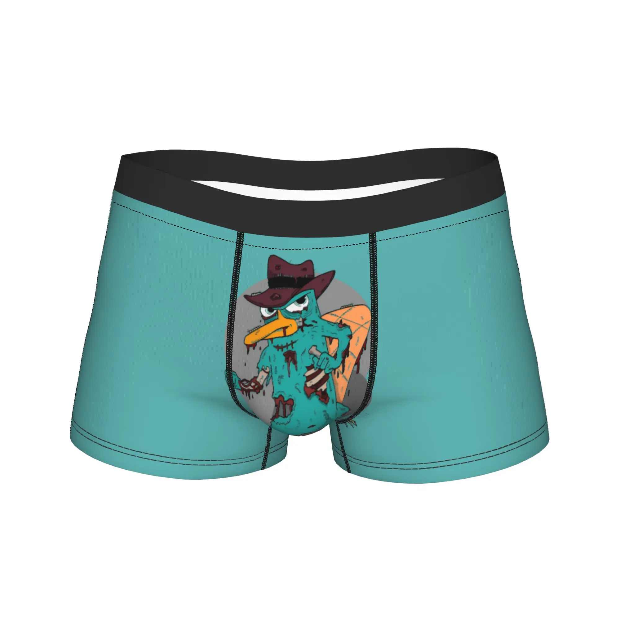 

Perry The Platypus Underwear Comfortable Underpants Design Shorts Briefs For Men Pouch Plus Size Trunk