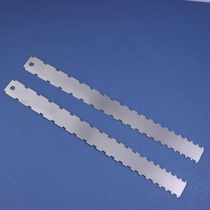 New New 3Pcs Guitar Neck Notched Straight Edge Ruler Luthiers Tool String Action Gauge Height Ruler Guitar Fret Leveling Guide