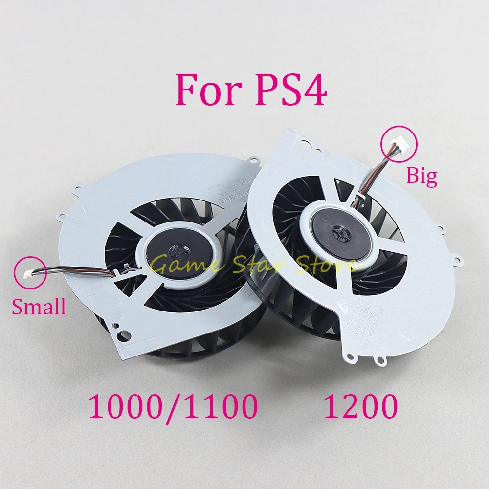 10pcs For Sony PlayStation 4 PS4 1000 1100 1200 Console Replacement Internal Cooling Fan For PS4 Pro Cooler Fan