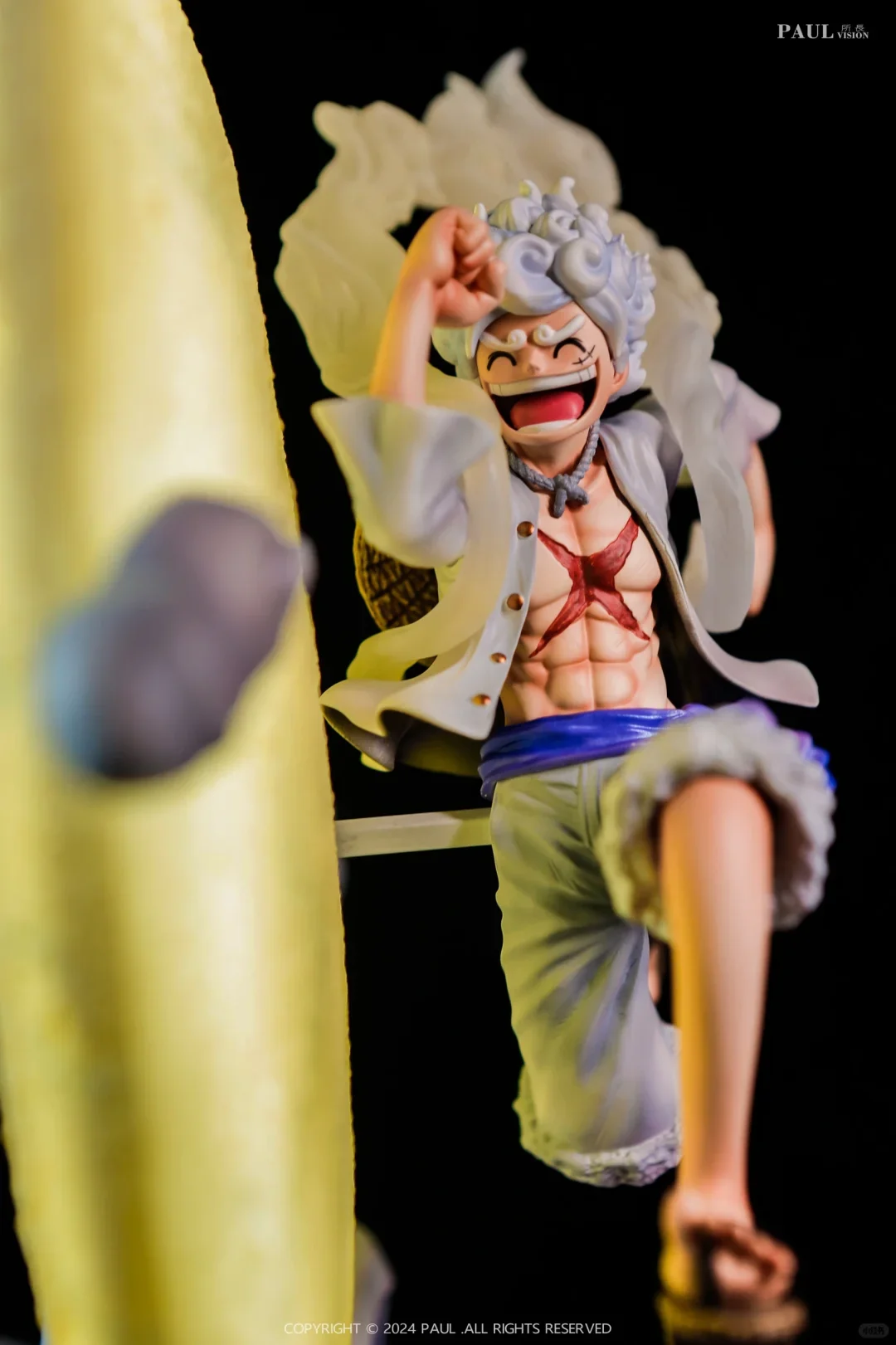 

Новая 16 см цельная аниме-фигурка периферии Moon Nika Luffy Gear 5 с лунным светом, фигурка Gk, статуя, модель, подарок-сюрприз