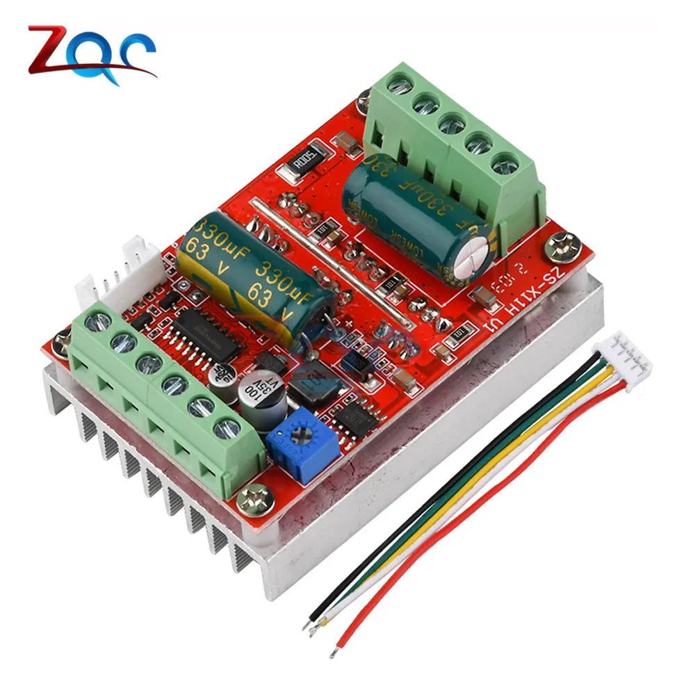 400W DC 9 -60V PWM 3 Phase DC Brushless Electric Motor Speed   Controller with Hall Sensor Motor Driver Module