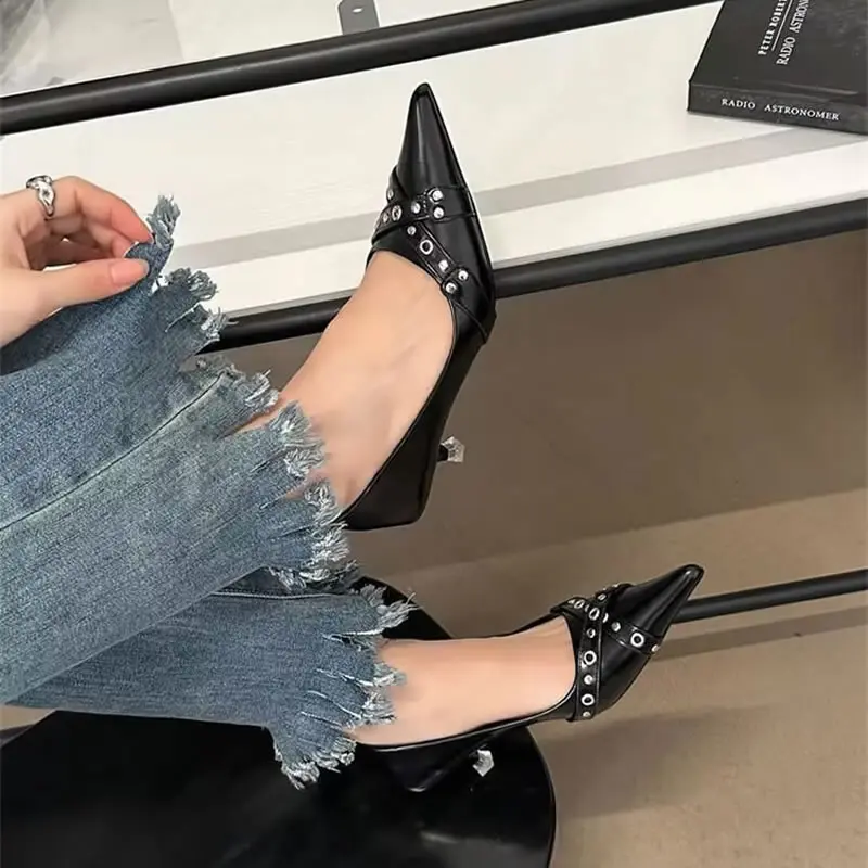 Women Sexy Pointed Toe Shoes Women Spring High Heels Shoes New Designer Brand Elegant Dress Shoes Walking Pumps Ladies Stilettos