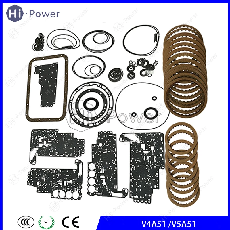 

F5A51 V5A51 R5A51 V75 Комплект для капитального ремонта уплотнения коробки передач автомобиля Фрикционная пластина для Mitsubishi KIA Ремкомплект диска коробки передач автомобиля