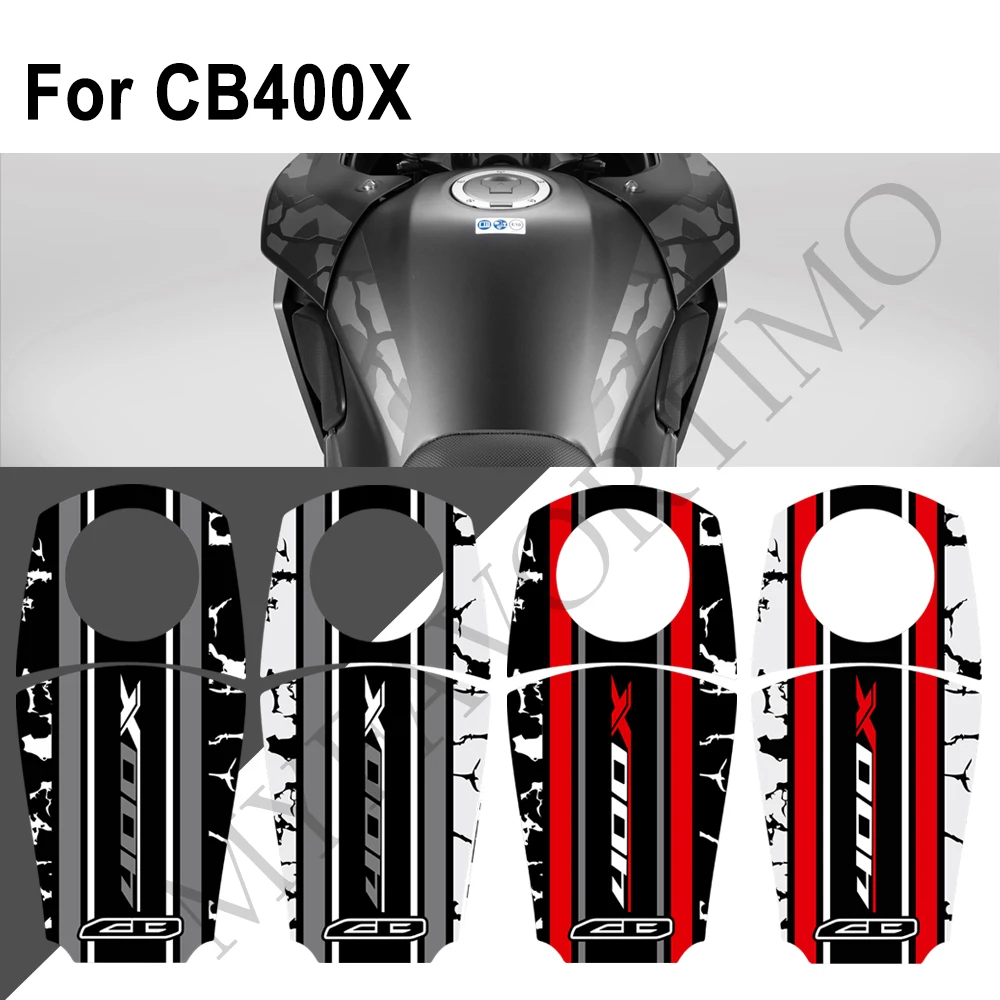 Motorcycle Fairing Fender Protection Tank Knee Pad Stickers Decals For Honda CB400X CB 400X