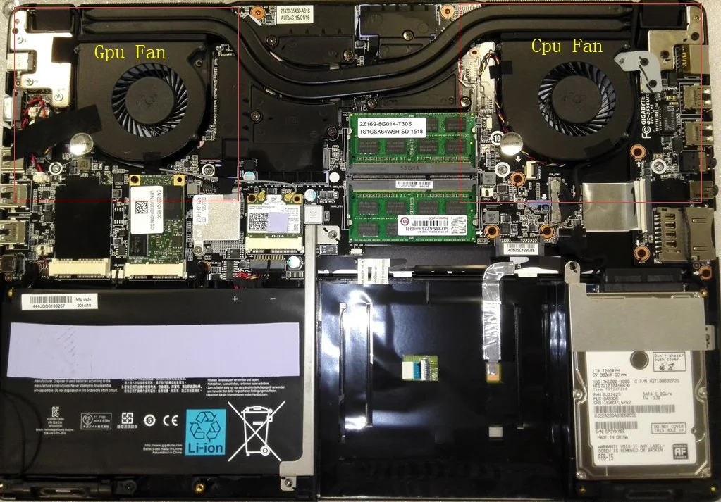 مروحة لابتوب لجيجابايت AORUS X3 Plus v3 X3 Plus v5 X3 Plus v7 P35X v4 P35W V3 CPU & GPU مروحة تبريد