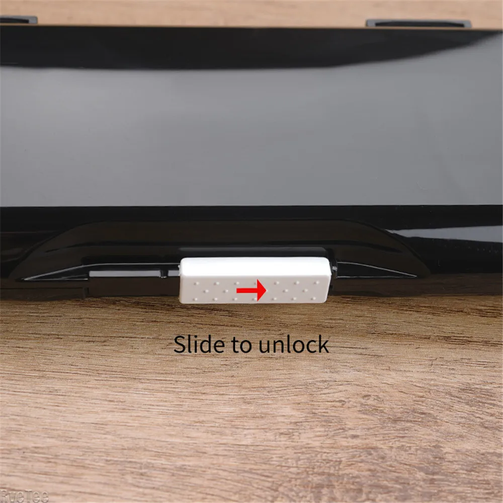 21x7.5cm Storage Box - Moisture-proof & Rust-proof with Sponge & Lock for Scissors, Tools, Jewelry & Watches