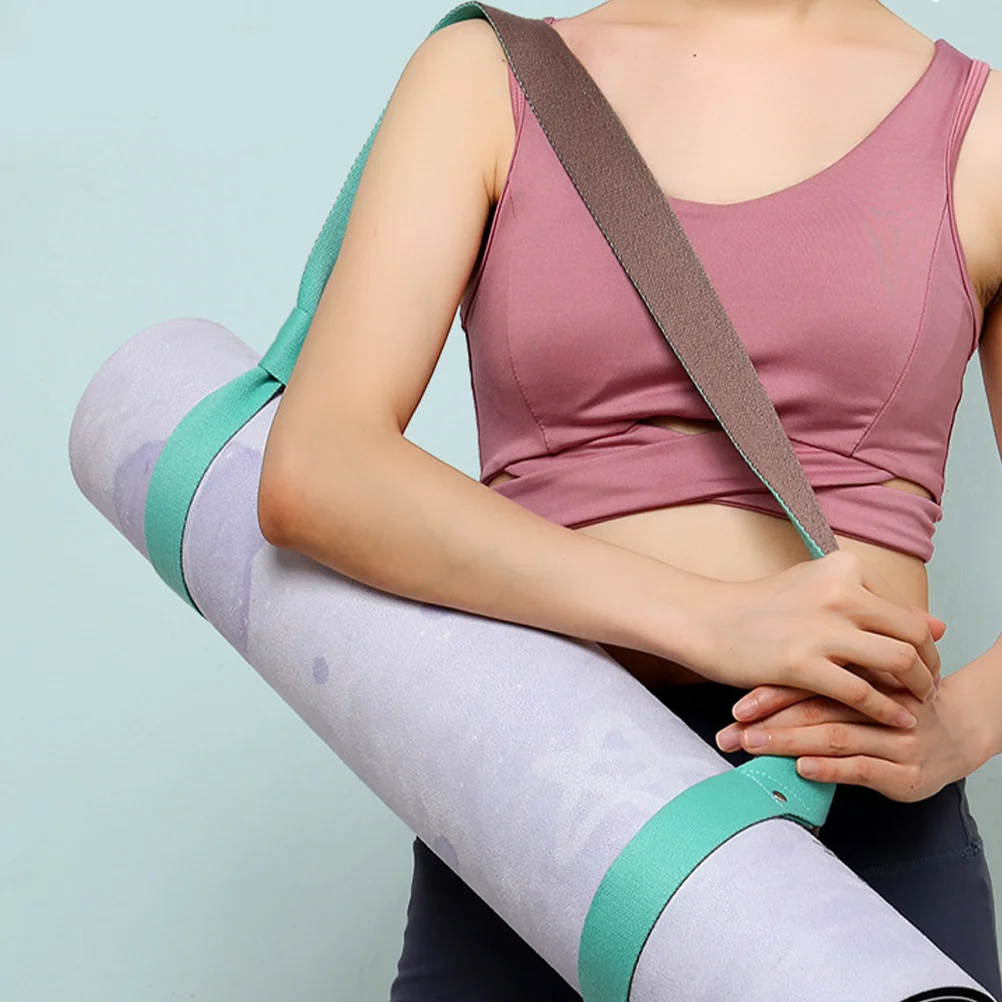 Tali Matras Yoga Elastis Tahan Lama Pita Latihan Peregangan Tubuh Latihan Ketahanan Pita Kebugaran Serbaguna Tali Matras Yoga