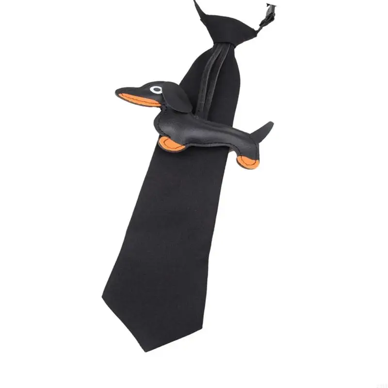 2025 New Humorous Pet Patterned Neckwear Smooth Textured for Various Gatherings