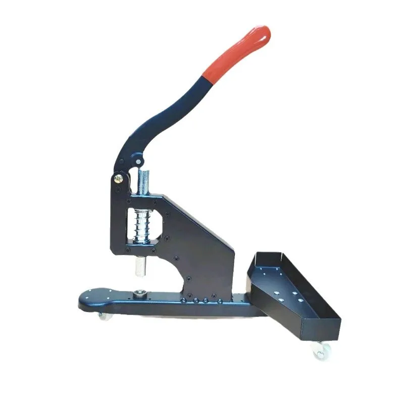 Semi-automatic inkjet cloth tarpaulin buckle pneumatic riveting tool