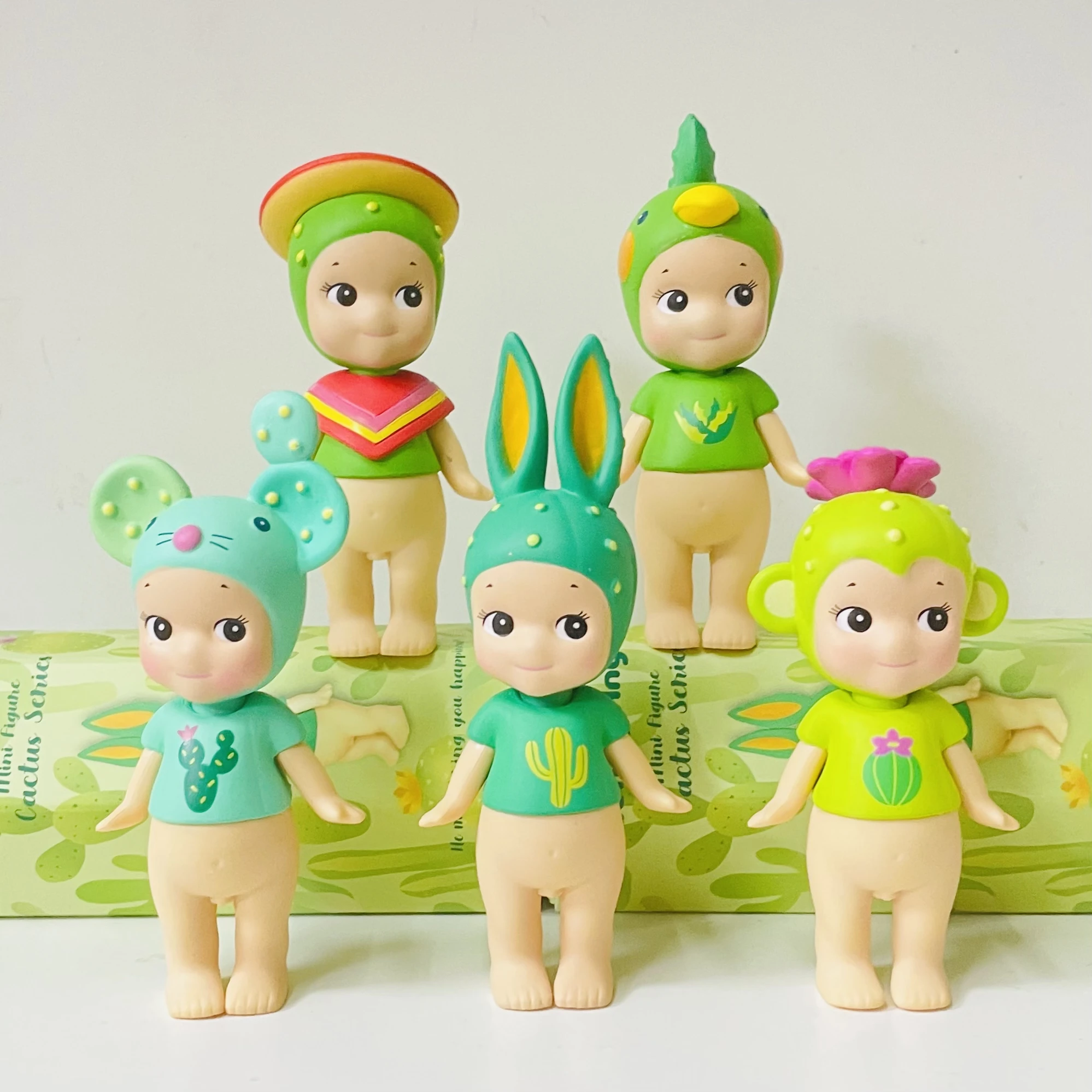 New arrival Sonny Angel Cactus Series Anime Figures Ornaments Dolls Fans Children Christmas Gifts