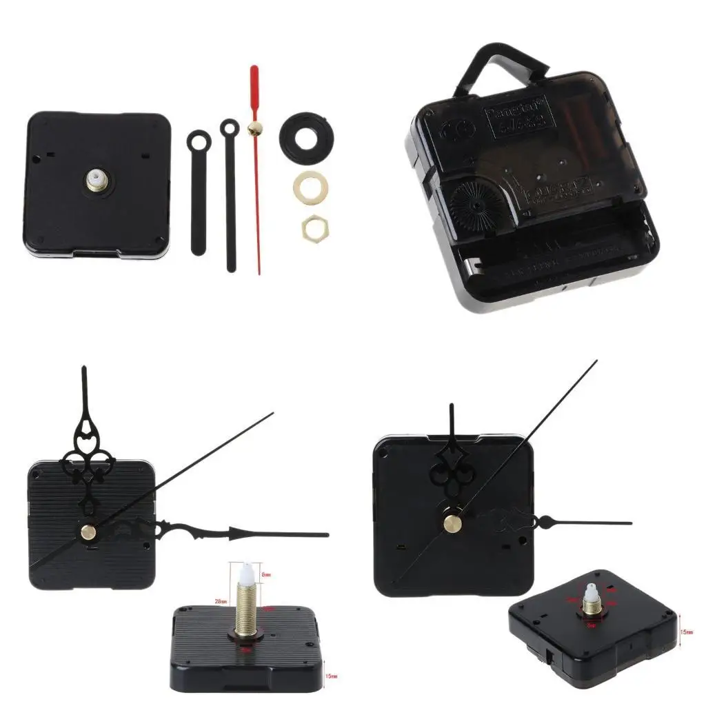 

E8BD DIY Clock Movement with Pointed Needles Mechanisms Replacement for Home Wall Clocks Replace Gadget