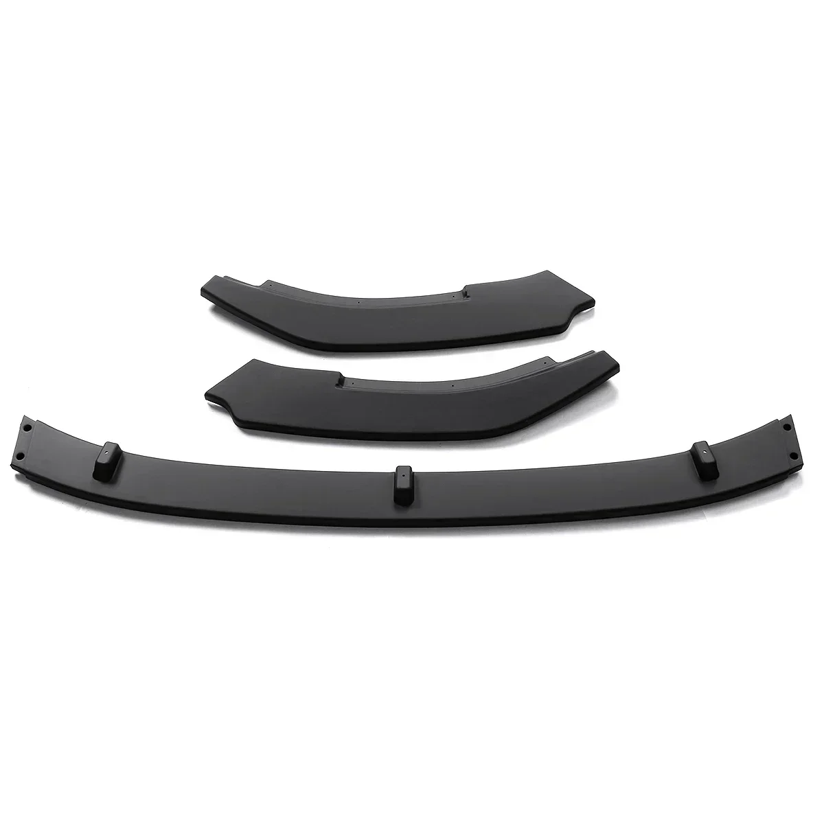 High Quality 3 Piece Car Front Bumper Splitter Lip Diffuser Chin Spoiler Guard For VW For Golf MK6 GTI 2010 2012 2013 Body Kit