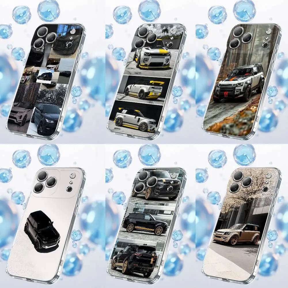 

L-Land SUV Car R-RoverS Phone Case For iPhone 17,16,15,14,13,12,11,Plus,Pro,Max,Plus,E,Air,Mini Transparent Cover