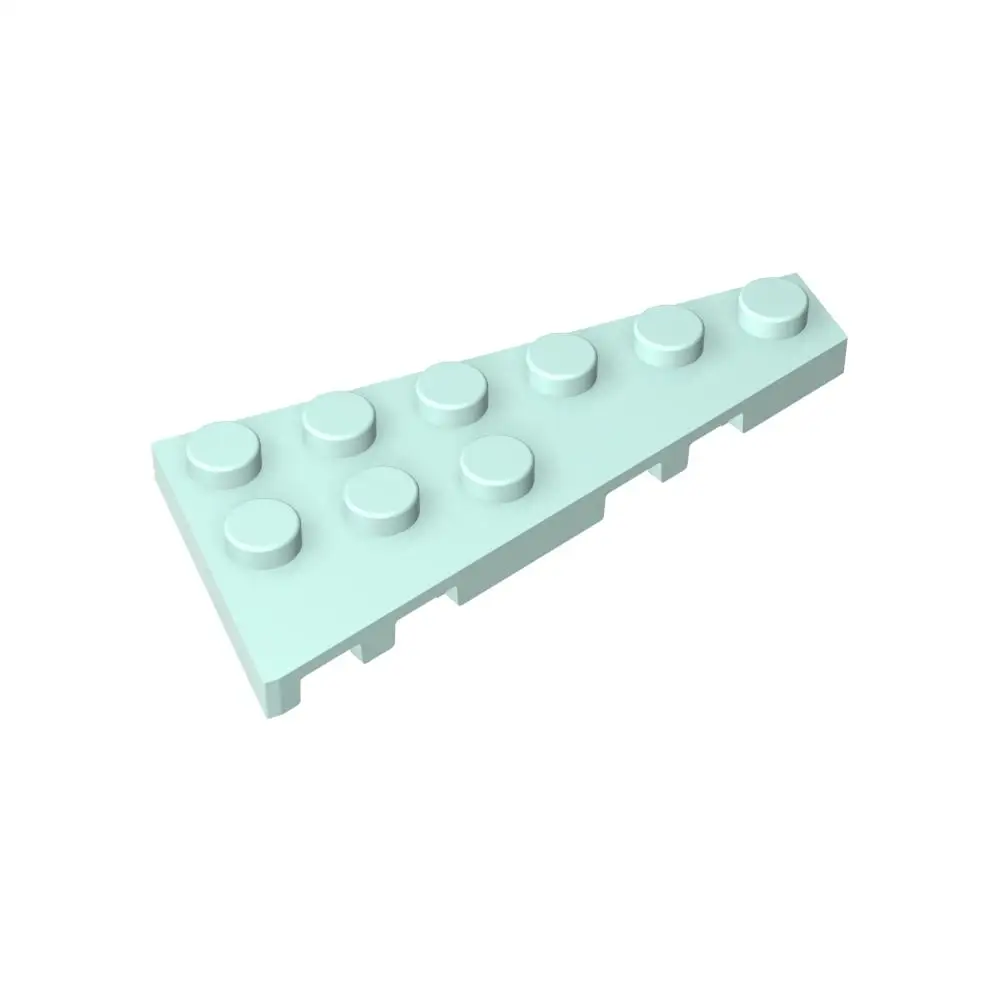 Gobricks 1 шт. клиновая пластина MOC 6x3 правые кирпичи, совместимые с моделью 54383, детали строительных блоков, детская сборка своими руками, игрушка-головоломка