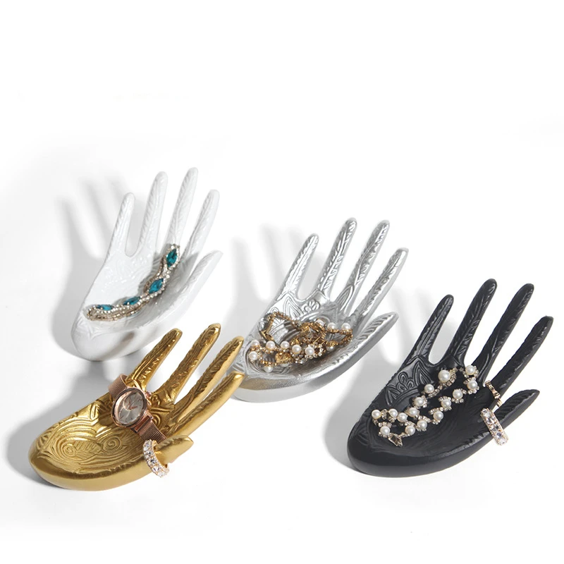 Mão Jóias Display Stand, Anel, Colar, Pulseira, Ring Rack, Suporte, Hot