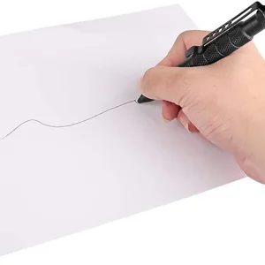 Militärischer taktischer Stift, professioneller Selbstverteidigungsstift, Wolfram-Aço-Notfallschalter, Schreibwerkzeug mit 6 Nachfüllungen 8 Hauptverkauf Bush Pen Stift - №7
