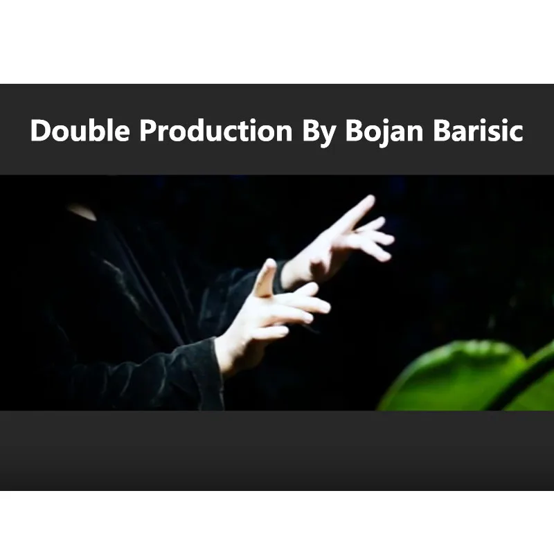 

Двойное производство Bojan Барисические фокусы Крупным планом Уличная сцена Магия Иллюзия Трюк Ментализм Реквизит