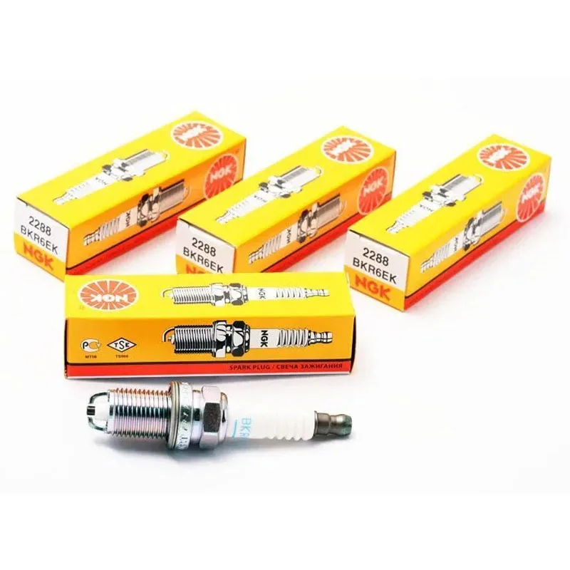 4/6Pcs NGK Normal Spark Plug 2288 BKR6EK for DAEWOO LEGANZA NUBIRA SUZUKI FORENZA CHEVROLET OPTRA 2.0L 2.2L 3.6L Car Candles