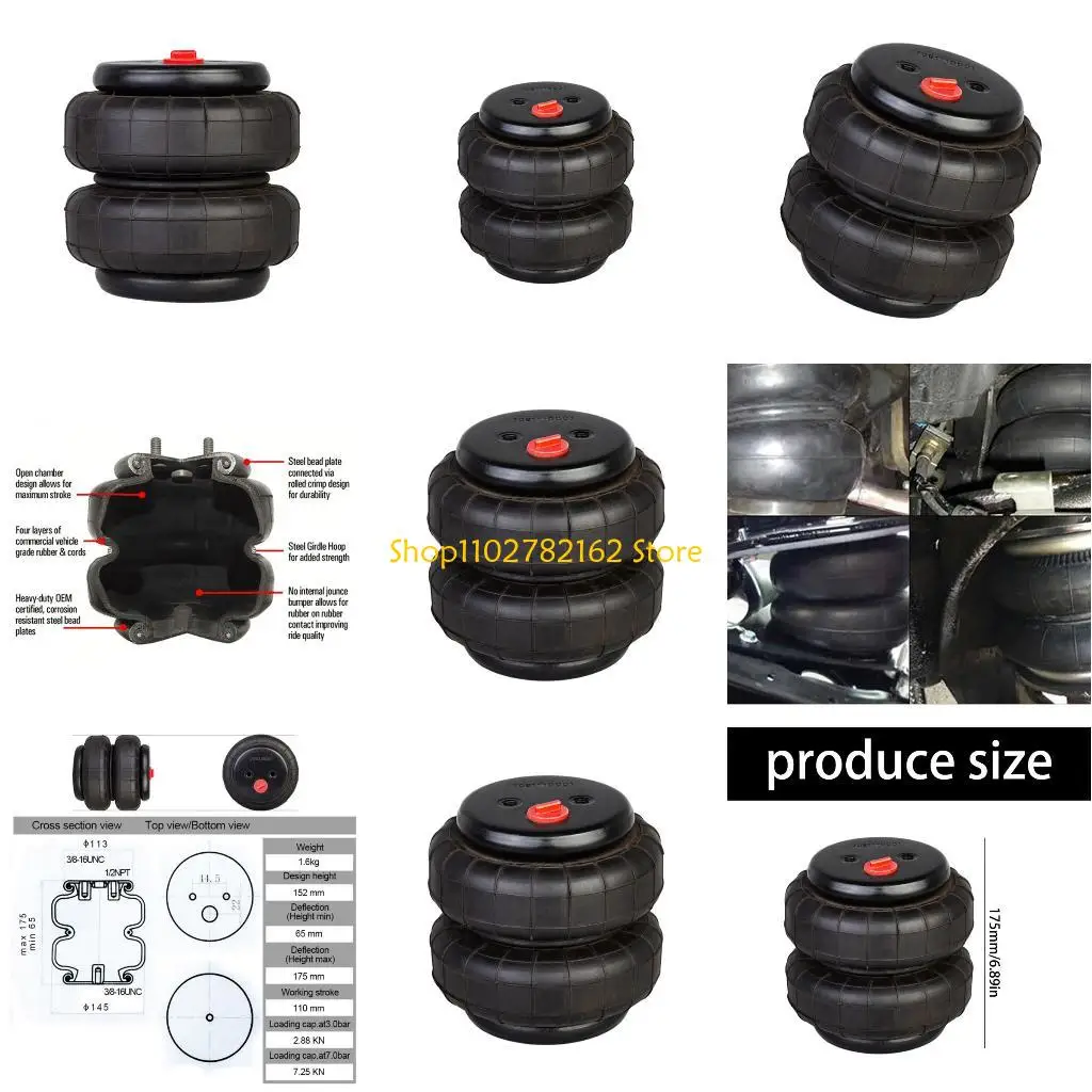 

547B Reinforced Rubber Air Bag Suspension Component 2E6X6 for Large Vehicles Trailers