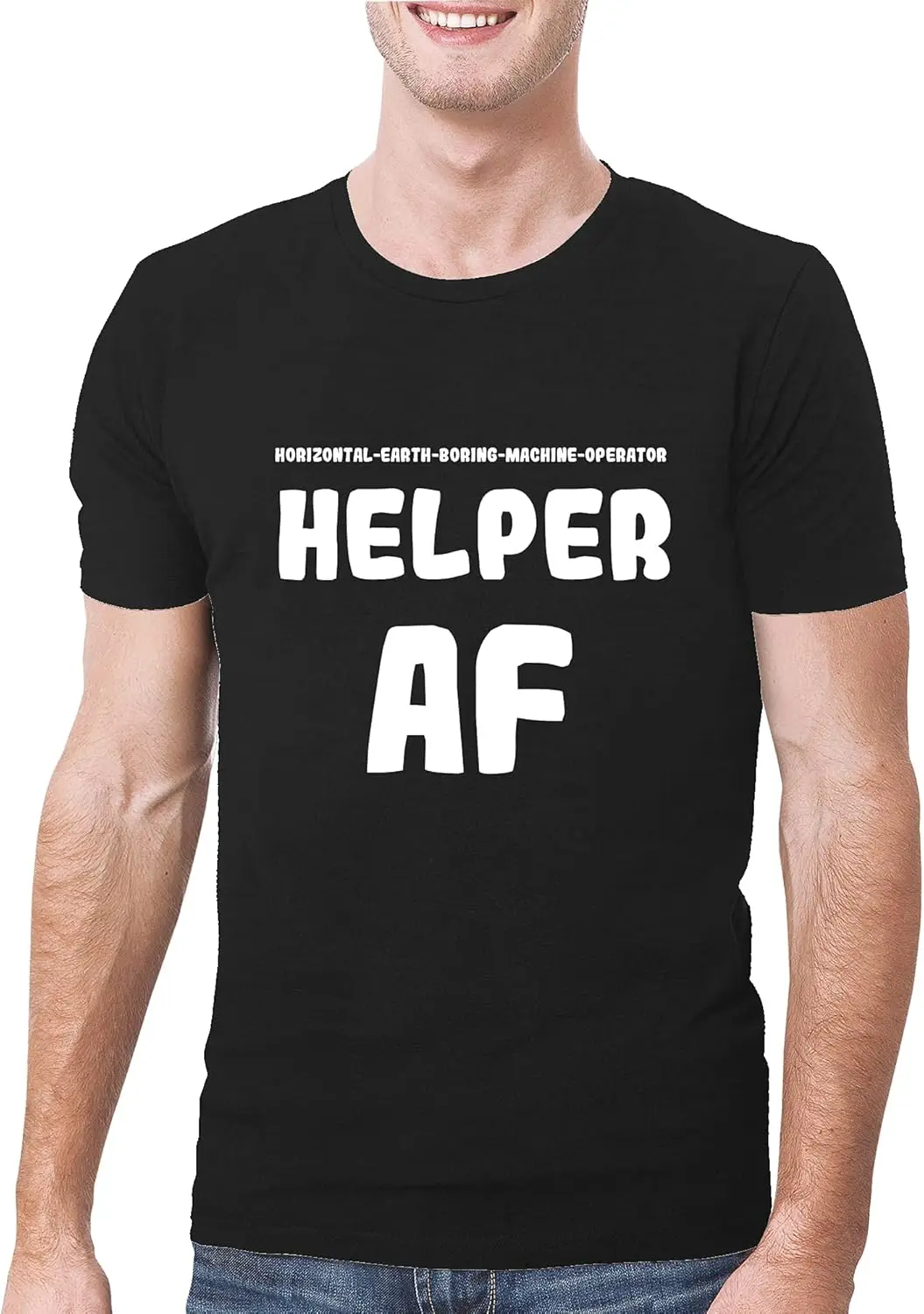 Horizontal-Earth-Boring-Machine-Operator Helper AF - A Soft & Comfortable Men's T-Shirt