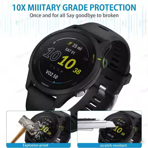 Tempered Glass Compatible for Garmin Forerunner 45 245 745 945 55 255 255S 955 165 235 735 935 Screen Protector Film - Image 3
